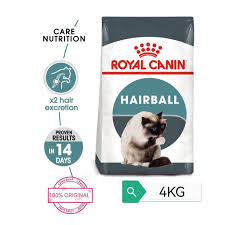 RC HAIRBALL CARE ADULT DRY CAT FOOD 4KG