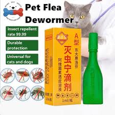 Pet Tick Treatment Cat Dog Repellent Anti-Flea Anti-Itching