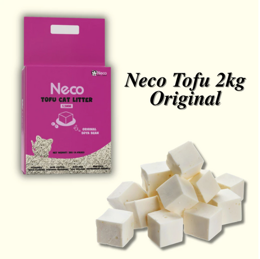 Neco Tofu Super Clumping Original Milk (2KG)