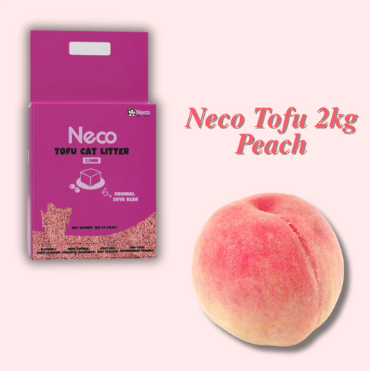 Neco Tofu Super Clumping Peach (2KG)