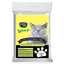 FATTY CAT WANGI BENTONITE CAT LITTER 10L (Lemon)