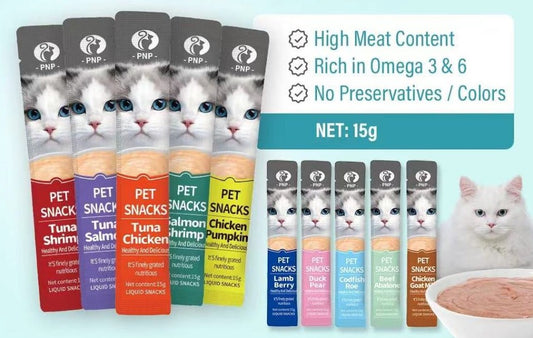 PNP HIGH VITAMIN CREAMY CAT TREAT (Random Flavor)