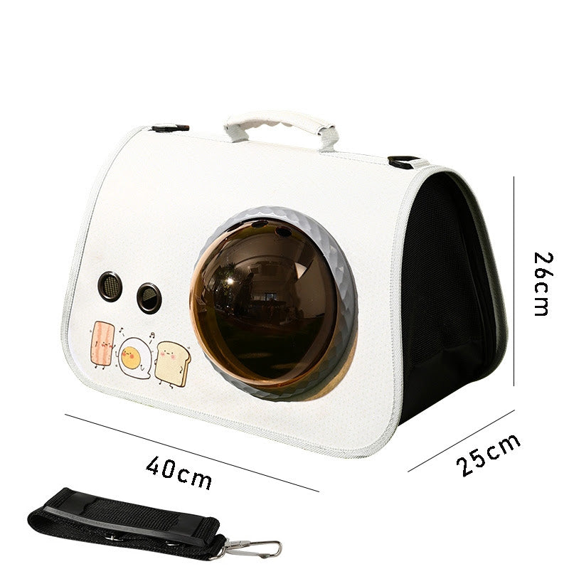 CARRY BAG WITH STRAP PUPPY HANDLE CROSSBODY