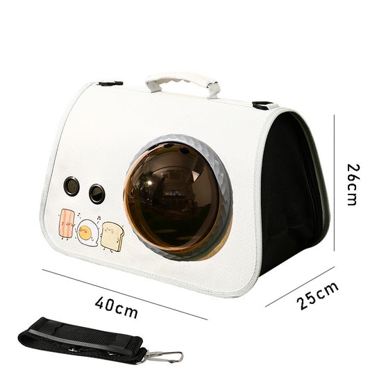 CARRY BAG WITH STRAP PUPPY HANDLE CROSSBODY