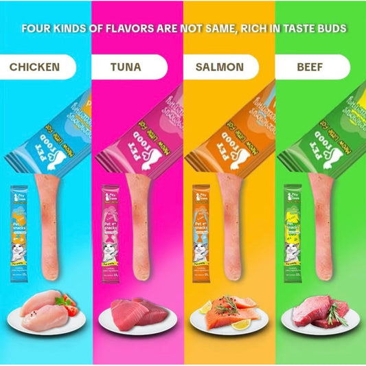 PET FOOD HIGH VITAMIN CREAMY CAT TREAT (Random Flavor)